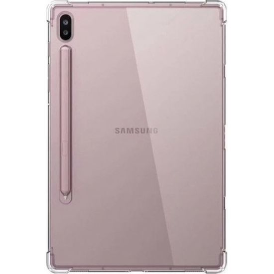 Teleplus Samsung Galaxy Tab S7 Plus T970 Kılıf Darbe Korumalı Silikon Şeffaf   Nano Ekran Koruyucu resmi